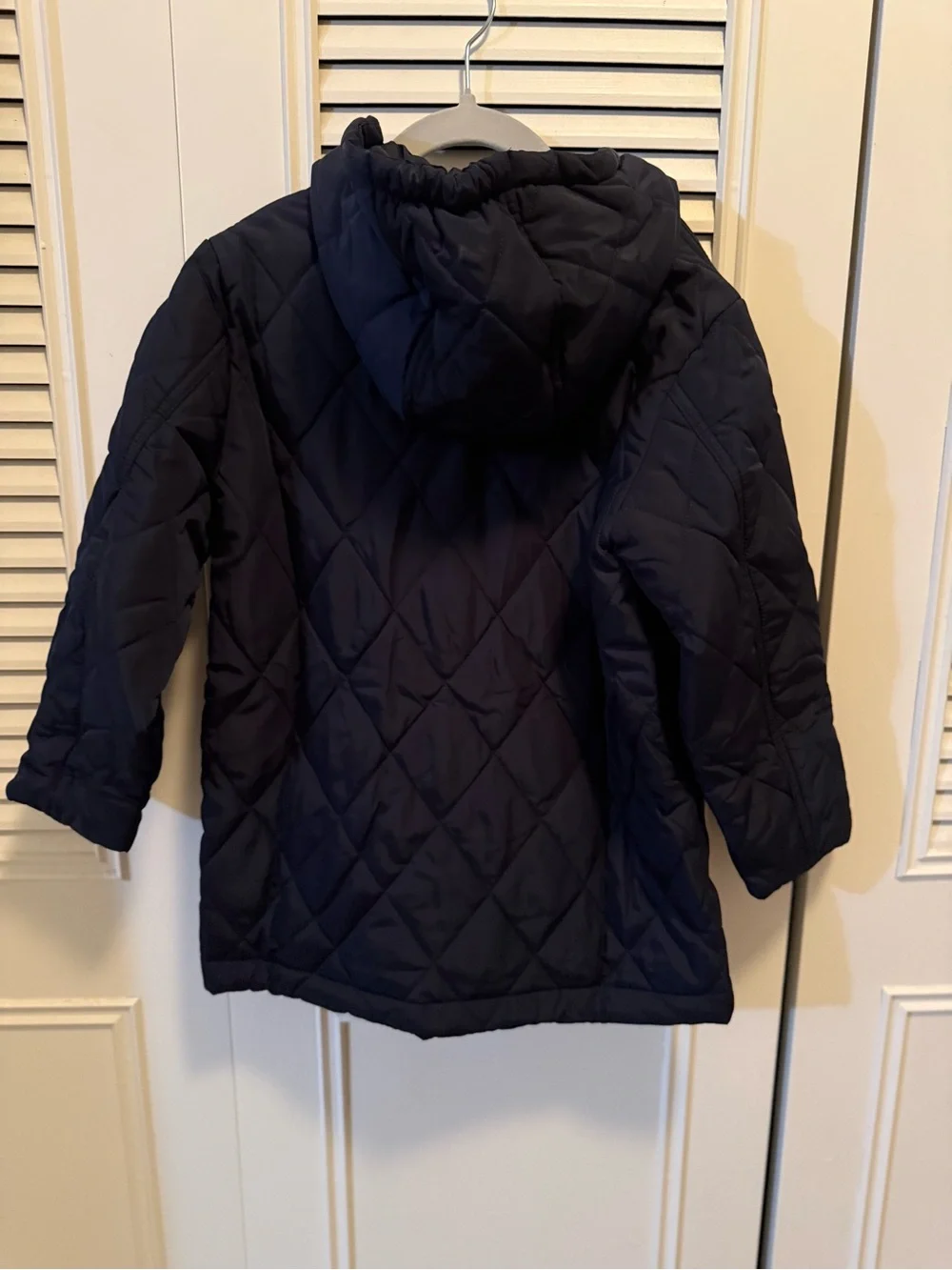 Amazon Essentials Navy Quilted Hooded Puffer Jacket for Kids